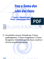 Slides Revisando Poliedros e Soma dos ângulos Das Faces