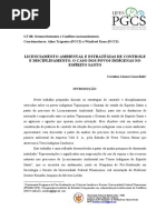 Licenciamento Ambiental e Estratégias de Controle e Disciplinamento Entre Povos Indígenas Do ES_Carol Guardiola