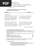 2018 Gen Liric SIMULARE - EVALUARE - NAȚIONALĂ - 1 PDF