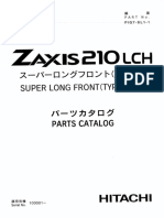 Part Catalog ZX210LCH Long Arm