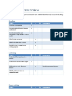 4 - Term 1 Self - Evaluation