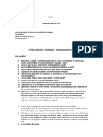 Estudo sobre Psicologia e Desigualdade Social