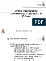 Intl Commercial Contracts (Drafting) 2011