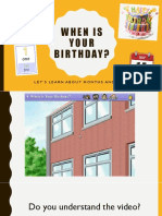 When is Your Birthday Ppt