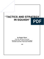 Tactics and Strategy in Squash