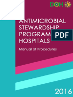 Antimicrobial Stewardship Manual of Procedures For Hospitals 2016 v2