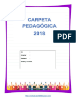 Carpeta Pedagogica 2018 en PDF