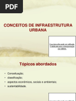 Conceitos de Infraestrutura Urbana