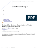 Profundidad Efectiva y Capacidades de Uso Del Suelo (Régulo León Arteta) - Un Universo Invisible Bajo Nuestros Pies