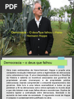 Apresentação Democracia o Deus Que Falhou