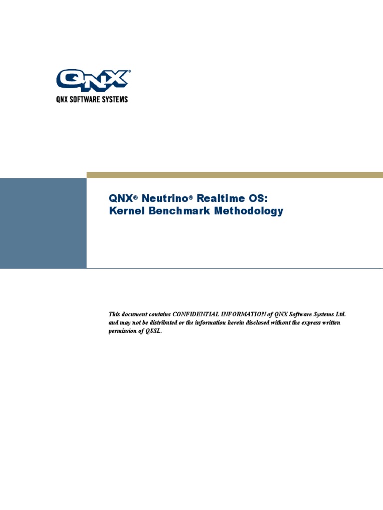 QNX Kernel Bench Method PDF Thread Message Passing