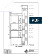 Section A-A': Door / Windows Schedule: ALL WALLS - 0.15 M (6")