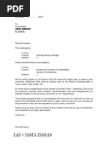 Contoh surat keterangan kerja untuk visa