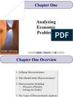 Chapter One: Analyzing Economic Problems