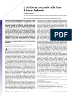 Michal Kosinski - Private Traits and Attributes Are Predictable From Digital Records of Human Behavior PDF