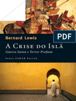 A Crise Do Isla - Guerra Santa e Terror Profano - Bernard Lewis