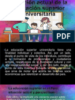 Situación Actual de La Educación Superior Universitaria