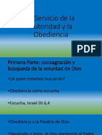 Autoridad y obediencia en la vida consagrada