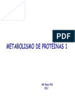 Clase 2012 11 Metabolismo de Proteinas 1