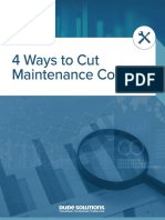 4 Ways To Cut Maintenance Costs