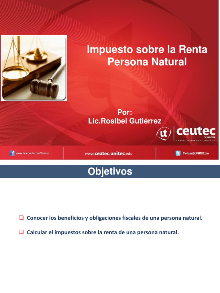 ISR para Personas Naturales en Honduras | PDF | Impuesto sobre la renta ...