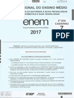 Prova Enem 2017 Segundo Dia