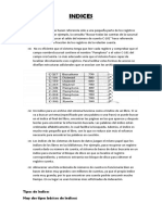 INDICES - Base de Datos