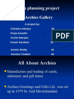 Media Planning Project: Archies Gallery