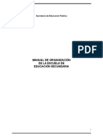 Manual de Organizacion de La Escuela de Educ. Secundaria