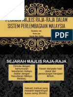 Peranan Majlis Raja-Raja Dalam Sistem Perlembagaan Malaysia