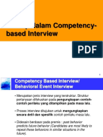 Prinsip Competency Based Interview