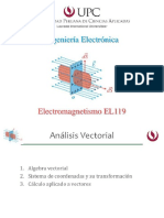 Electromagnetismo - Algebra Vectorial