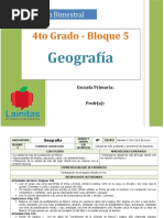 Plan 4to Grado - Bloque 5 Geografía.doc
