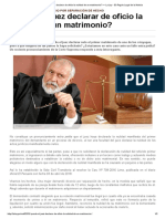 ¿Puede el juez declarar de oficio la nulidad de un matrimonio_ — La Ley - El Ángulo Legal de la Noticia.pdf