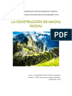 Monografia Machu Picchu
