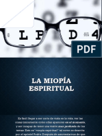 La Miopía Espiritual