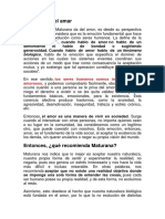 La biología del amor según Maturana