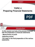 Topic 4B Preparing Financial Statements 2016 v.1