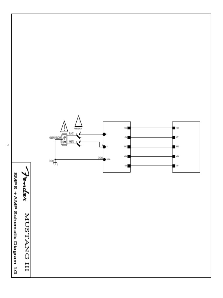 Fender Mustang II Schematic | PDF