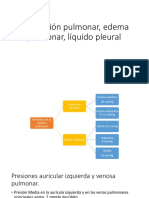 Circulación Pulmonar, Edema Pulmonar, Líquido Pleural