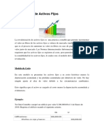 Revaluación de Activos Fijos