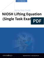 NIOSH Lifting Equation (Single Task Examples) : Step-by-Step Guide