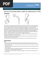 Advice Exercises AfterTHR - Jul16