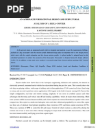 An Approach For Rational Design and Structural Analysis of A Hexa-Copter