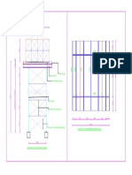 Section elevation and beam layout of a 20m tower