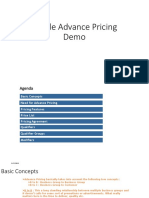 Oracle Advance Pricing Demo