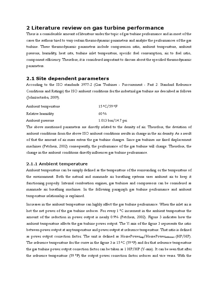Gas Turbine Performance Analysis | PDF | Gas Turbine | Gases