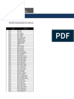 Diccionario de Variables Valores