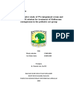 A Comparative Study of 5% Imiquimod Cream and 10% KOH Solution For Treatment of Molluscum Contagiosum in The Pediatric Are Group