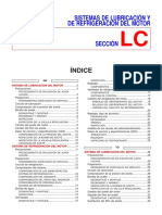 Sistemas de Lubricación Y de Refrigeración Del Motor: Índice